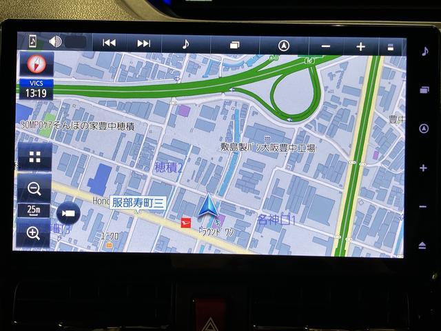 タントカスタムＲＳ／１年間走行距離無制限保証／車検整備渡し／１０インチナビ／バックカメラ／ＥＴＣ／両側パワースライドドア／ＬＥＤヘッドライト・フォグランプ／オートライト／オートハイビーム／前席シートヒーター／キーフリー／オートエアコン／走行２．３万ｋｍ（大阪府）の中古車