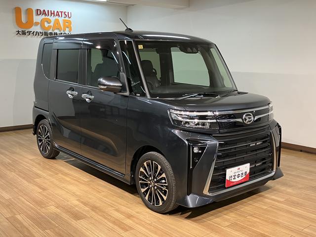 タントカスタムＲＳ／１年間走行距離無制限保証／車検整備渡し／１０インチナビ／バックカメラ／ＥＴＣ／両側パワースライドドア／ＬＥＤヘッドライト・フォグランプ／オートライト／オートハイビーム／前席シートヒーター／キーフリー／オートエアコン／走行２．３万ｋｍ（大阪府）の中古車