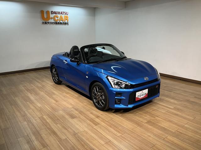 コペンGR スポーツ 元試乗車/BBSアルミ/専用レカロシート元試乗車/令和7年式/走行0.2万キロ/ターボ車/オーディオレス/16インチBBSアルミホイール/専用ショックアブソーバー/専用ステアリング/専用レカロシート/専用メーター/LEDヘッドライト/(大阪府)の中古車