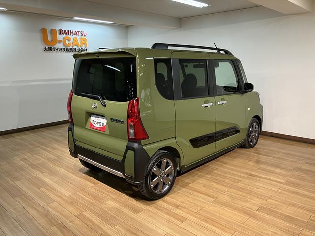 タントファンクロスターボリミテッド／令和８年式／走行１６ｋｍ／新車保証継承／オーディオレス／バックカメラ対応車／ＥＴＣ／両側パワースライドドア／ＬＥＤヘッドライト・フォグランプ／オートライト／オートハイビーム／前席シートヒーター／クルーズコントロール（大阪府）の中古車