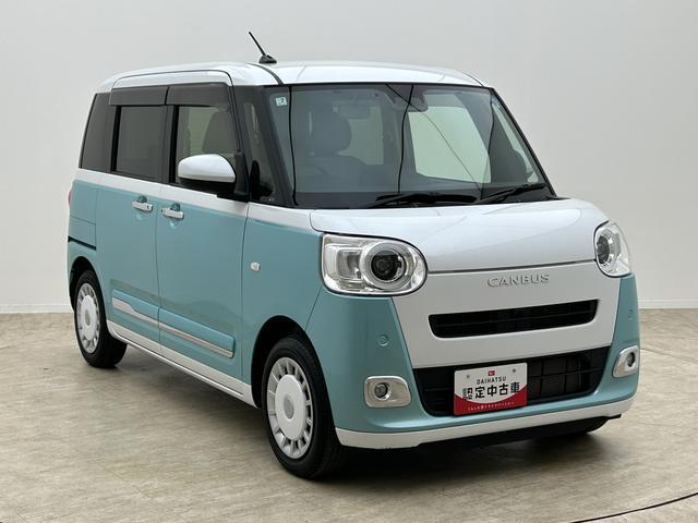 ムーヴキャンバスストライプスG/9インチディスプレイオーディオ/ETC車載器新車保証継承/走行2.6万km/バックカメラ/両側パワースライドドア/前席シートヒーター/ホットカップホルダー/LEDヘッドライト・フォグランプ/オートライト/オートハイビーム/ワイヤレス充電器(大阪府)の中古車