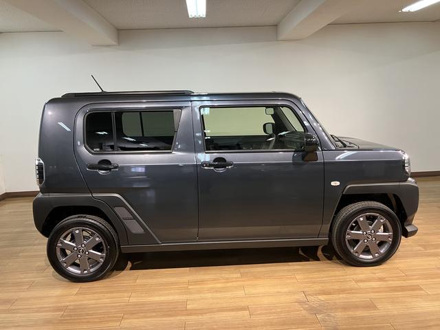 タフトＧ　ダーククロムベンチャー　元試乗車／走行１１３キロ元試乗車／令和７年式／走行１１３キロ／新車保証継承／１５インチアルミホイール／キーフリー／ＬＥＤヘッドライト／電動パーキングブレーキ／ホールド機能／カーペットマット／シートヒーター／衝突軽減ブレーキ／（大阪府）の中古車