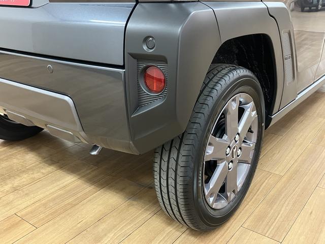 タフトＧ　ダーククロムベンチャー　元試乗車／走行１１３キロ元試乗車／令和７年式／走行１１３キロ／新車保証継承／１５インチアルミホイール／キーフリー／ＬＥＤヘッドライト／電動パーキングブレーキ／ホールド機能／カーペットマット／シートヒーター／衝突軽減ブレーキ／（大阪府）の中古車