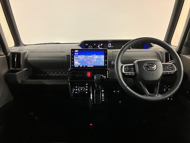 タントカスタムＲＳセレクション／９インチナビ／全方位カメラ／ＥＴＣ前後ドラレコ／クルコン／ターボ車／両側電動スライドドア／カーテンエアバッグ／サイドエアバッグ／プッシュスタート／シートヒーター／障害物センサー／衝突軽減ブレーキ／横滑り防止装置／スマートキー／（大阪府）の中古車