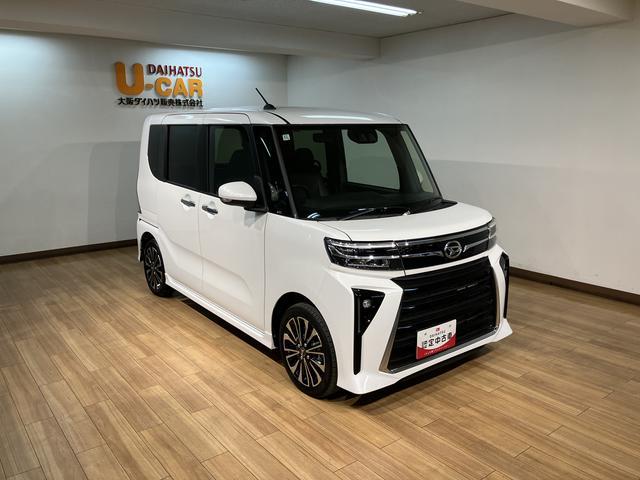 タントカスタムRS/オーディオレス/Bカメラ対応車/両側パワスラ新車保証継承/走行1.1万km/オーディオレス/バックカメラ対応車/前席シートヒーター/両側パワースライドドア/LEDヘッドライト・フォグランプ/オートライト/オートハイビーム/コーナーセンサー(大阪府)の中古車