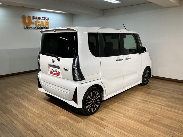 タントカスタムRS/オーディオレス/Bカメラ対応車/両側パワスラ新車保証継承/走行1.1万km/オーディオレス/バックカメラ対応車/前席シートヒーター/両側パワースライドドア/LEDヘッドライト・フォグランプ/オートライト/オートハイビーム/コーナーセンサー(大阪府)の中古車