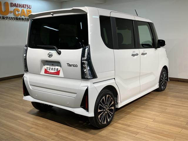 タントカスタムRS 令和7年式/走行0.3万キロ/純正ナビ令和7年式/走行0.3万キロ/25年モデル純正ナビ(NMZK−W75DE)/ターボ/パノラマモニター/キーフリー/電動パーキングブレーキ/ホールド機能/LEDヘッドライト/シートヒーター(大阪府)の中古車