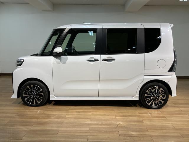 タントカスタムRS 令和7年式/走行0.3万キロ/純正ナビ令和7年式/走行0.3万キロ/25年モデル純正ナビ(NMZK−W75DE)/ターボ/パノラマモニター/キーフリー/電動パーキングブレーキ/ホールド機能/LEDヘッドライト/シートヒーター(大阪府)の中古車