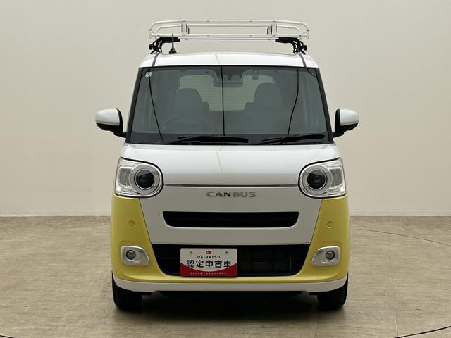 ムーヴキャンバスストライプスＧ／４ＷＤ／９インチＤＡ／パノラマ／前後ドラレコ新車保証継承／走行１．０万ｋｍ／４ＷＤ／アイドリングストップレス／９インチＤＡ／パノラマモニター／前後ドラレコ／ＥＴＣ／ルーフキャリア／両側パワースライドドア／前席シートヒーター／ワイヤレス充電器（大阪府）の中古車