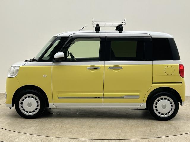 ムーヴキャンバスストライプスＧ／４ＷＤ／９インチＤＡ／パノラマ／前後ドラレコ新車保証継承／走行１．０万ｋｍ／４ＷＤ／アイドリングストップレス／９インチＤＡ／パノラマモニター／前後ドラレコ／ＥＴＣ／ルーフキャリア／両側パワースライドドア／前席シートヒーター／ワイヤレス充電器（大阪府）の中古車