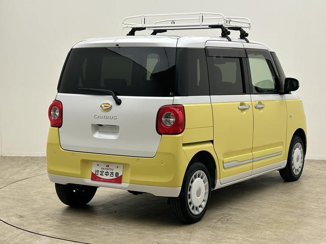 ムーヴキャンバスストライプスＧ／４ＷＤ／９インチＤＡ／パノラマ／前後ドラレコ新車保証継承／走行１．０万ｋｍ／４ＷＤ／アイドリングストップレス／９インチＤＡ／パノラマモニター／前後ドラレコ／ＥＴＣ／ルーフキャリア／両側パワースライドドア／前席シートヒーター／ワイヤレス充電器（大阪府）の中古車