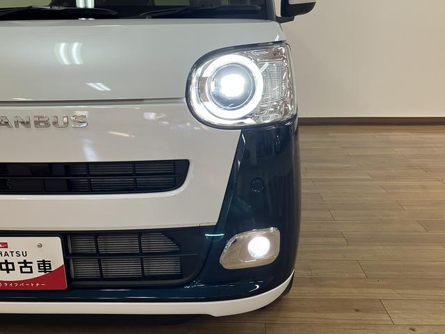 ムーヴキャンバスストライプスG 元試乗車/純正ナビ/バックカメラ令和7年式/走行0.1万キロ/元試乗車/両側パワースライドドア/キーフリー/LEDヘッドライト/純正ナビ/Bluetooth/フルセグ/CD/DVD/バックカメラ/フォグランプ/(大阪府)の中古車
