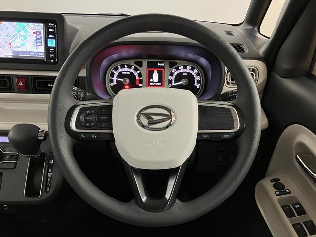 ムーヴキャンバスストライプスG 元試乗車/純正ナビ/バックカメラ令和7年式/走行0.1万キロ/元試乗車/両側パワースライドドア/キーフリー/LEDヘッドライト/純正ナビ/Bluetooth/フルセグ/CD/DVD/バックカメラ/フォグランプ/(大阪府)の中古車