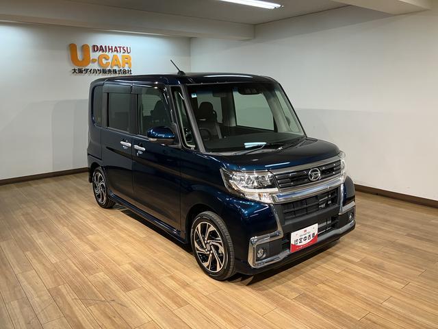 タントカスタムRS トップエディションVS SAIII1年間走行距離無制限保証/走行0.2万km/7インチナビ/パノラマモニター/前ドラレコ/ETC/運転席シートヒーター/両側パワースライドドア/LEDヘッドライト・フォグランプ/オートライト(大阪府)の中古車