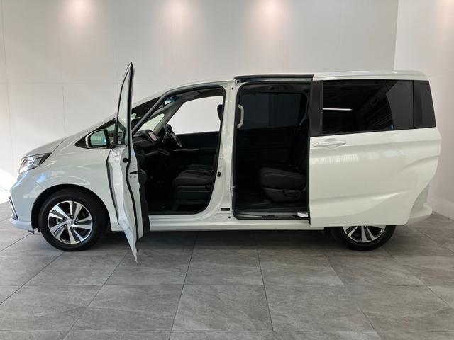 フリード＋Ｇ・ホンダセンシング　９型ナビ　レーダークルコン追突被害軽減ブレーキ　スマートキー　前席シートヒーター　９型フルセグナビ　ＤＶＤ　Ｂｌｕｅｔｏｏｔｈ　ＵＳＢ　ＭＳＶ　ナビ連動ドラレコ　レーダークルーズコントロール　両側電動スライドドア（滋賀県）の中古車