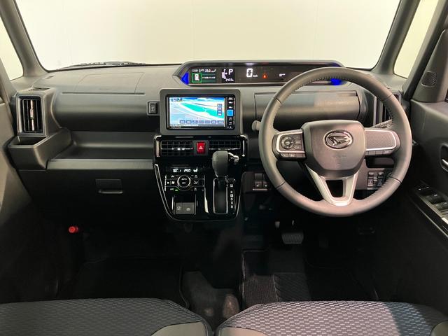 タントカスタムＲＳ　ターボ　フルセグナビ　バックカメラ衝突被害軽減ブレーキ　コーナーセンサー　フルセグナビ　Ｂｌｕｅｔｏｏｔｈ　ＤＶＤ再生　ＵＳＢ　バックカメラ　両側電動スライドドア　前席シートヒーター　ＬＥＤ　オートライト　スマートキー　エコアイドル（滋賀県）の中古車