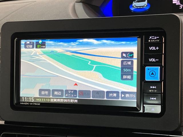 タントカスタムＲＳ　ターボ　フルセグナビ　バックカメラ衝突被害軽減ブレーキ　コーナーセンサー　フルセグナビ　Ｂｌｕｅｔｏｏｔｈ　ＤＶＤ再生　ＵＳＢ　バックカメラ　両側電動スライドドア　前席シートヒーター　ＬＥＤ　オートライト　スマートキー　エコアイドル（滋賀県）の中古車