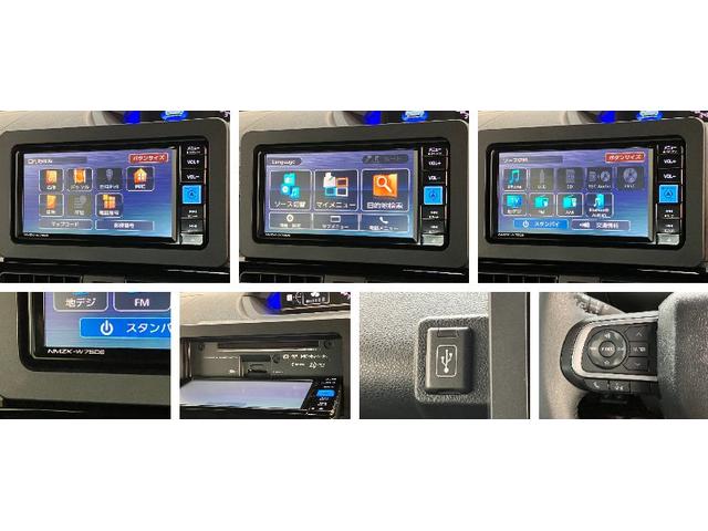 タントカスタムＲＳ　ターボ　フルセグナビ　バックカメラ衝突被害軽減ブレーキ　コーナーセンサー　フルセグナビ　Ｂｌｕｅｔｏｏｔｈ　ＤＶＤ再生　ＵＳＢ　バックカメラ　両側電動スライドドア　前席シートヒーター　ＬＥＤ　オートライト　スマートキー　エコアイドル（滋賀県）の中古車