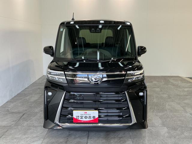 タントカスタムＲＳ　ターボ　フルセグナビ　バックカメラ衝突被害軽減ブレーキ　コーナーセンサー　フルセグナビ　Ｂｌｕｅｔｏｏｔｈ　ＤＶＤ再生　ＵＳＢ　バックカメラ　両側電動スライドドア　前席シートヒーター　ＬＥＤ　オートライト　スマートキー　エコアイドル（滋賀県）の中古車