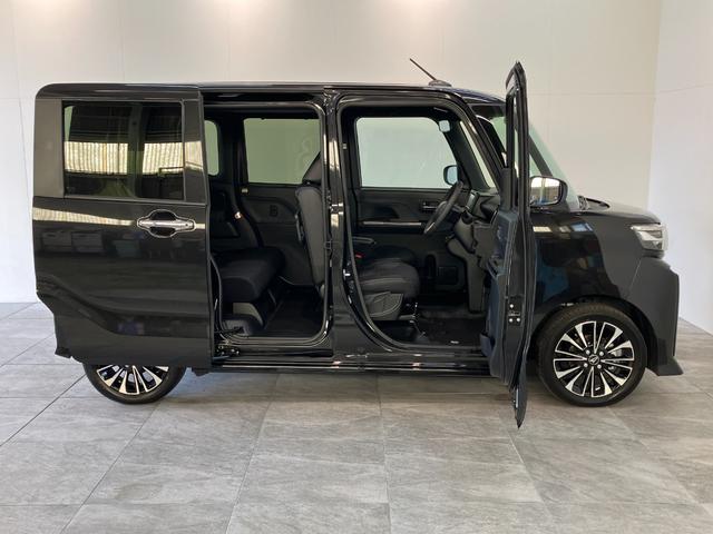 タントカスタムＲＳ　ターボ　フルセグナビ　バックカメラ衝突被害軽減ブレーキ　コーナーセンサー　フルセグナビ　Ｂｌｕｅｔｏｏｔｈ　ＤＶＤ再生　ＵＳＢ　バックカメラ　両側電動スライドドア　前席シートヒーター　ＬＥＤ　オートライト　スマートキー　エコアイドル（滋賀県）の中古車