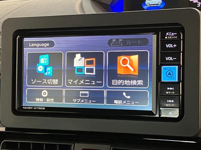 タントカスタムＲＳ　ターボ　フルセグナビ　バックカメラ衝突被害軽減ブレーキ　コーナーセンサー　フルセグナビ　Ｂｌｕｅｔｏｏｔｈ　ＤＶＤ再生　ＵＳＢ　バックカメラ　両側電動スライドドア　前席シートヒーター　ＬＥＤ　オートライト　スマートキー　エコアイドル（滋賀県）の中古車