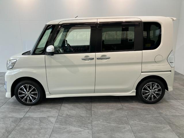 タントカスタムＸトップエディションＳＡ２　フルセグナビ　Ｂカメラ衝突被害軽減ブレーキ　フルセグナビ　ＤＶＤ再生　Ｂｌｕｅｔｏｏｔｈ　ＵＳＢ　バックカメラ　ＥＴＣ　両側電動スライドドア　ＬＥＤ　オートライト　オートエアコン　スマートキー　電格ミラー　エコアイドル（滋賀県）の中古車