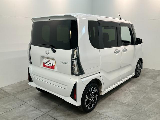 タントカスタムＸ　ＣＤステレオ　コーナーセンサー　シートヒーター衝突被害軽減ブレーキ　コーナーセンサー　ＣＤステレオ　バックカメラ（ナビ装着時用）　両側電動スライドドア　前席シートヒーター　電動パーキングブレーキ　ＬＥＤ　オートライト　オートエアコン　エコアイドル（滋賀県）の中古車