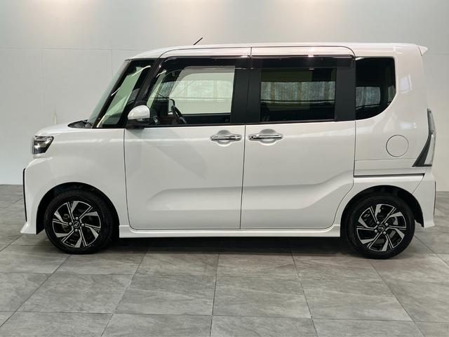 タントカスタムＸ　ＣＤステレオ　コーナーセンサー　シートヒーター衝突被害軽減ブレーキ　コーナーセンサー　ＣＤステレオ　バックカメラ（ナビ装着時用）　両側電動スライドドア　前席シートヒーター　電動パーキングブレーキ　ＬＥＤ　オートライト　オートエアコン　エコアイドル（滋賀県）の中古車