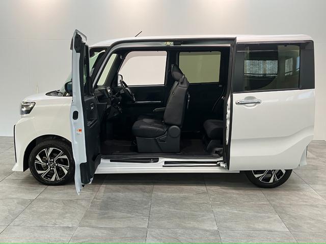 タントカスタムＸ　ＣＤステレオ　コーナーセンサー　シートヒーター衝突被害軽減ブレーキ　コーナーセンサー　ＣＤステレオ　バックカメラ（ナビ装着時用）　両側電動スライドドア　前席シートヒーター　電動パーキングブレーキ　ＬＥＤ　オートライト　オートエアコン　エコアイドル（滋賀県）の中古車