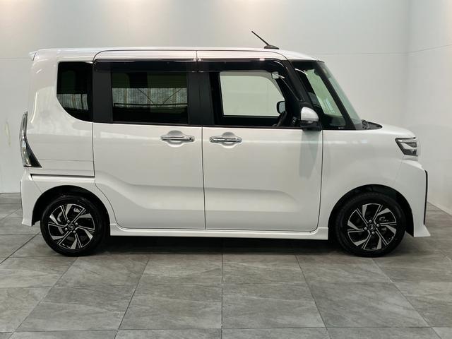 タントカスタムＸ　ＣＤステレオ　コーナーセンサー　シートヒーター衝突被害軽減ブレーキ　コーナーセンサー　ＣＤステレオ　バックカメラ（ナビ装着時用）　両側電動スライドドア　前席シートヒーター　電動パーキングブレーキ　ＬＥＤ　オートライト　オートエアコン　エコアイドル（滋賀県）の中古車