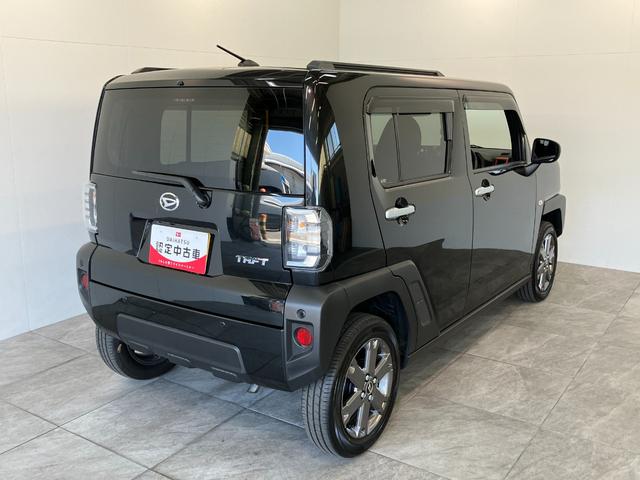 タフトＧターボ　９型ディスプレイオーディオ　バックカメラ　クルコン衝突被害軽減ブレーキ　コーナーセンサー　９型ディスプレイオーディオ　フルセグ　Ｂｌｕｅｔｏｏｔｈ　ＵＳＢ　バックカメラ　前席シートヒーター　ＬＥＤ　オートライト　レーダークルーズコントロール（滋賀県）の中古車