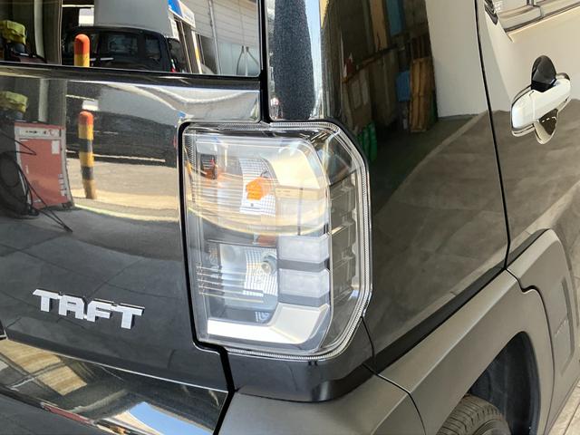 タフトＧターボ　９型ディスプレイオーディオ　バックカメラ　クルコン衝突被害軽減ブレーキ　コーナーセンサー　９型ディスプレイオーディオ　フルセグ　Ｂｌｕｅｔｏｏｔｈ　ＵＳＢ　バックカメラ　前席シートヒーター　ＬＥＤ　オートライト　レーダークルーズコントロール（滋賀県）の中古車