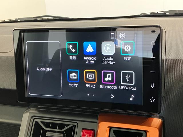 タフトＧターボ　９型ディスプレイオーディオ　バックカメラ　クルコン衝突被害軽減ブレーキ　コーナーセンサー　９型ディスプレイオーディオ　フルセグ　Ｂｌｕｅｔｏｏｔｈ　ＵＳＢ　バックカメラ　前席シートヒーター　ＬＥＤ　オートライト　レーダークルーズコントロール（滋賀県）の中古車