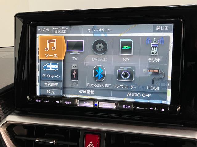 ロッキープレミアムＧ　ＨＥＶ　９型ナビ　パノラマカメラ　ドラレコ衝突被害軽減ブレーキ　コーナーセンサー　９型フルセグナビ　パノラマカメラ　前後ドラレコ　Ｂｌｕｅｔｏｏｔｈ　ＤＶＤ　ＵＳＢ　前席シートヒーター　ＬＥＤ　レーダークルコン　スマートキー（滋賀県）の中古車