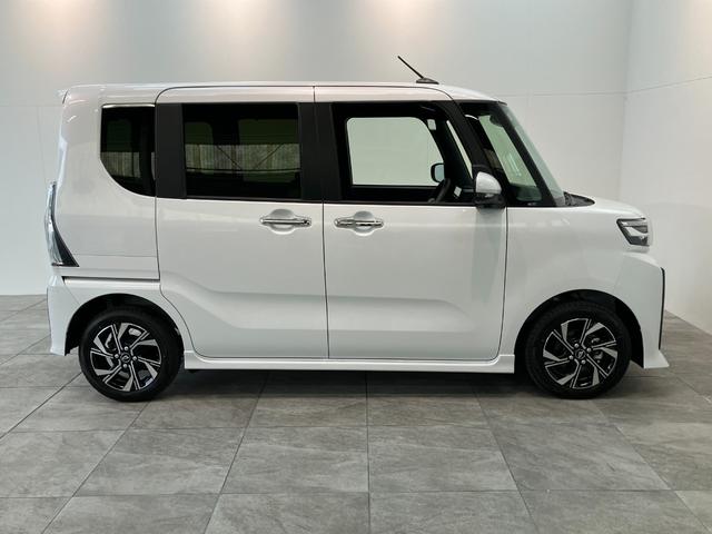 タントカスタムＸリミテッド　ディスプレイオーディオ　届出済未使用車衝突被害軽減ブレーキ　コーナーセンサー　９型ディスプレイオーディオ　フルセグ　Ｂｌｕｅｔｏｏｔｈ　ＵＳＢ　バックカメラ　両側電動スライドドア　シートヒーター　ＬＥＤ　クルーズコントロール　スマートキー（滋賀県）の中古車