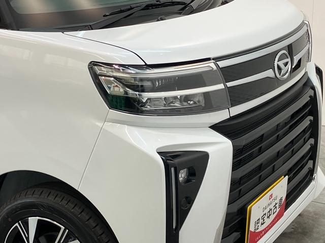 タントカスタムＸリミテッド　ディスプレイオーディオ　届出済未使用車衝突被害軽減ブレーキ　コーナーセンサー　９型ディスプレイオーディオ　フルセグ　Ｂｌｕｅｔｏｏｔｈ　ＵＳＢ　バックカメラ　両側電動スライドドア　シートヒーター　ＬＥＤ　クルーズコントロール　スマートキー（滋賀県）の中古車