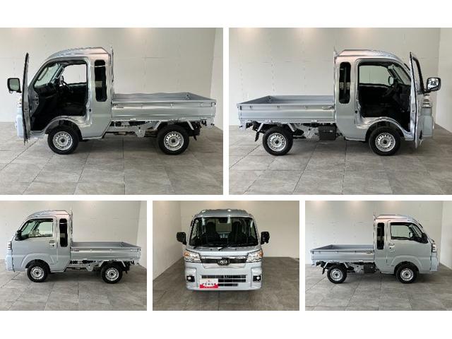 ハイゼットトラックジャンボエクストラ　４ＷＤ　デフロック　届出済未使用車衝突被害軽減ブレーキ　スマアシ　コーナーセンサー　ＬＥＤヘッドライト　オートライト　スマートキー　パワーウインドウ　電動格納式ミラー　４ＷＤ　デフロック　荷台作業灯　届出済未使用車（滋賀県）の中古車
