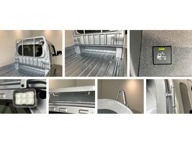 ハイゼットトラックジャンボエクストラ　４ＷＤ　デフロック　届出済未使用車衝突被害軽減ブレーキ　スマアシ　コーナーセンサー　ＬＥＤヘッドライト　オートライト　スマートキー　パワーウインドウ　電動格納式ミラー　４ＷＤ　デフロック　荷台作業灯　届出済未使用車（滋賀県）の中古車