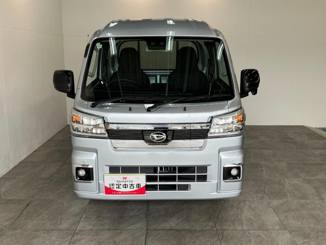ハイゼットトラックジャンボエクストラ　４ＷＤ　デフロック　届出済未使用車衝突被害軽減ブレーキ　スマアシ　コーナーセンサー　ＬＥＤヘッドライト　オートライト　スマートキー　パワーウインドウ　電動格納式ミラー　４ＷＤ　デフロック　荷台作業灯　届出済未使用車（滋賀県）の中古車