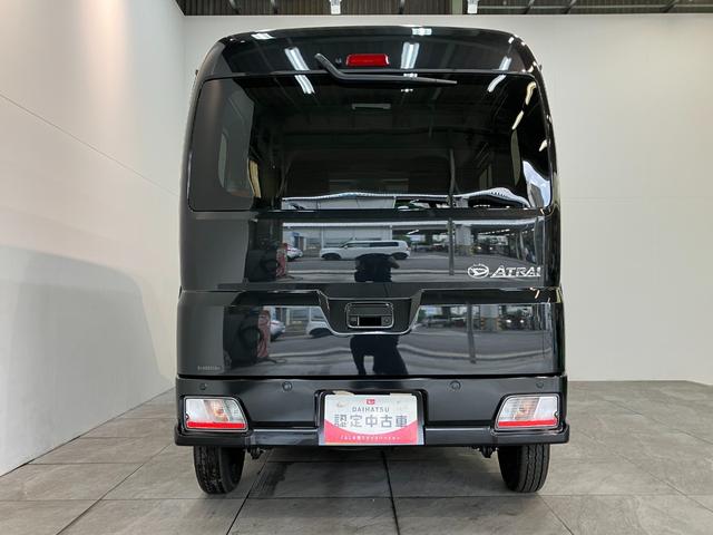 アトレーRS ターボ 4WD レーダークルーズ 届出済未使用車衝突被害軽減ブレーキ コーナーセンサー 4WD ターボ バックカメラ(ナビ装着時用) 両側電動スライドドア LED オートライト 電動格納式ミラー レーダークルーズ オートエアコン スマートキー(滋賀県)の中古車