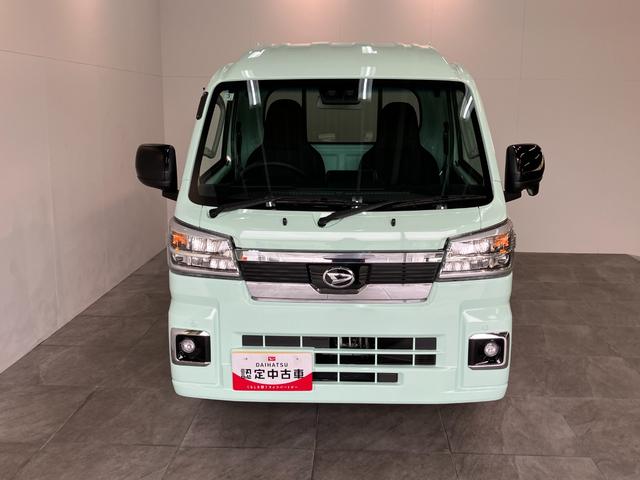 ハイゼットトラックジャンボエクストラ　４ＷＤ　ＣＶＴ　届出済未使用車衝突被害軽減ブレーキ・スマアシ　コーナーセンサー　ＬＥＤヘッドライト　スマートキー　パワーウインドウ　デフロック　荷台作業灯　届出済未使用車（滋賀県）の中古車