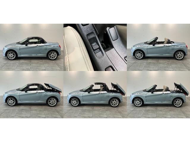 コペン20thアニバーサリーエディション 5MT 走行30KM電動オープンルーフ MOMO製ハンドル 革シート BBS製アルミホイール シートヒーター LEDヘッドライト スマートキー オートエアコン 5速マニュアルミッション車 ターボ(滋賀県)の中古車