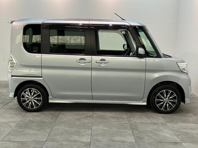 タントカスタムＸトップエディションＳＡ２　８型ナビ　バックカメラ衝突被害軽減ブレーキ　８型フルセグナビ　Ｂｌｕｅｔｏｏｔｈ　ＤＶＤ　ＵＳＢ　バックカメラ　両側電動スライドドア　ＬＥＤ　スマートキー　オートエアコン　オートライト　エコアイドル　タイヤ４本新品交換済み（滋賀県）の中古車