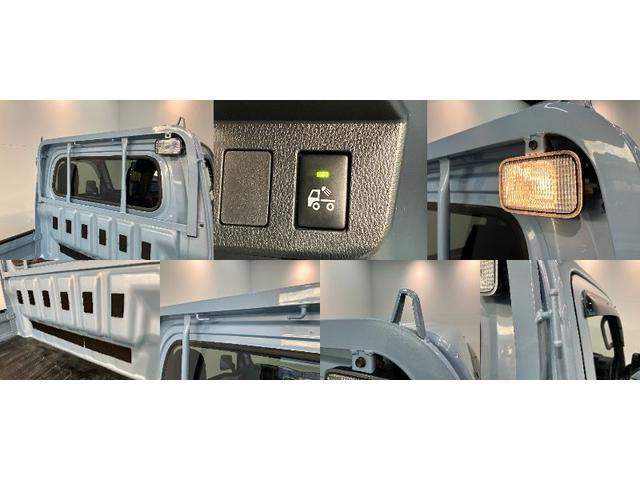 ハイゼットトラックエクストラＳＡ３ｔ　４ＷＤ　ＡＴ車　荷台作業灯　車検整備付衝突被害軽減ブレーキ　パートタイム４ＷＤ　ＡＴ車　ＣＤステレオ　キーレス　パワーウインドウ　オートライト　マニュアルエアコン　マニュアルレベリング　荷台作業灯　４枚リーフスプリン（滋賀県）の中古車