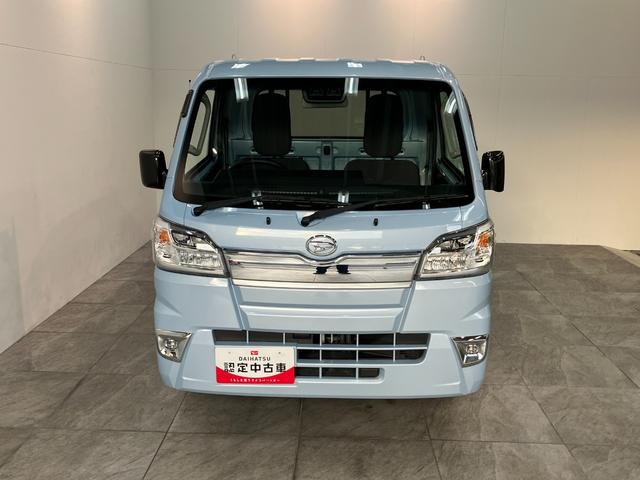 ハイゼットトラックエクストラＳＡ３ｔ　４ＷＤ　ＡＴ車　荷台作業灯　車検整備付衝突被害軽減ブレーキ　パートタイム４ＷＤ　ＡＴ車　ＣＤステレオ　キーレス　パワーウインドウ　オートライト　マニュアルエアコン　マニュアルレベリング　荷台作業灯　４枚リーフスプリン（滋賀県）の中古車