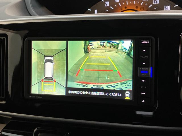 ムーヴキャンバスXブラックインテリアリミテッドSA3 フルセグナビ Pカメラ衝突被害軽減ブレーキ フルセグナビ パノラマカメラ DVD再生 Bluetooth USB 両側電動スライドドア LEDヘッドライト オートライト オートエアコン スマートキー エコアイドル(滋賀県)の中古車