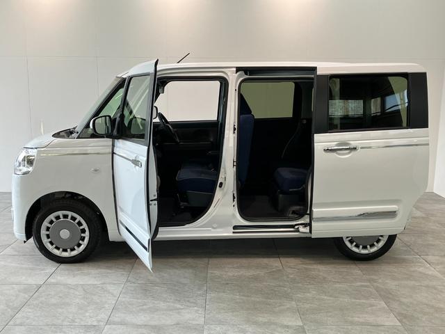 ムーヴキャンバスセオリーＧ　９インチディスプレイオーディオ　届出済未使用車衝突被害軽減ブレーキ　コーナーセンサー　９型ディスプレイオーディオ　フルセグ　Ｂｌｕｅｔｏｏｔｈ　バックカメラ　両側電動スライドドア　前席シートヒーター　ワイヤレス充電器　スマートキー　エコアイドル（滋賀県）の中古車