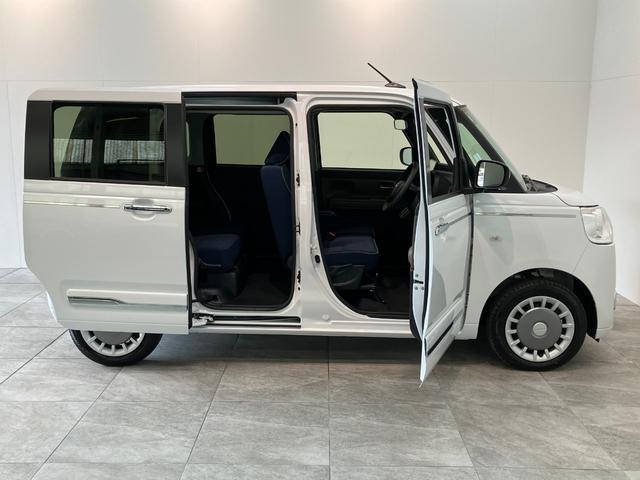 ムーヴキャンバスセオリーＧ　９インチディスプレイオーディオ　届出済未使用車衝突被害軽減ブレーキ　コーナーセンサー　９型ディスプレイオーディオ　フルセグ　Ｂｌｕｅｔｏｏｔｈ　バックカメラ　両側電動スライドドア　前席シートヒーター　ワイヤレス充電器　スマートキー　エコアイドル（滋賀県）の中古車