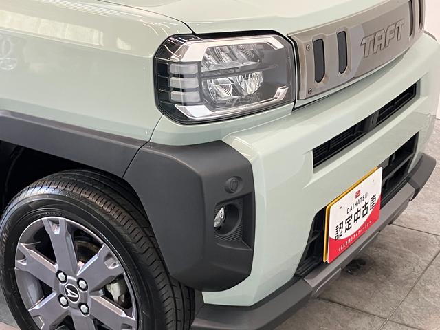 タフトGターボ ダーククロムベンチャー 9型ディスプレイオーディオ衝突被害軽減ブレーキ コーナーセンサー 9型ディスプレイオーディオ フルセグ Bluetooth USB バックカメラ 前席シートヒーター 電動パーキング LED オートライト レーダークルコン(滋賀県)の中古車