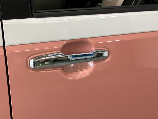 ムーヴキャンバスストライプスＧ　ＣＤステレオ　ドラレコ　両側電動スライドドア衝突被害軽減ブレーキ　コーナーセンサー　バックカメラ（ナビ装着時用）　ＣＤステレオ　ドラレコ　ＥＴＣ　両側電動スライドドア　前席シートヒーター　ＬＥＤ　オートエアコン　スマートキー　エコアイドル（滋賀県）の中古車